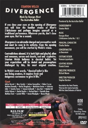Divergence (Australian Ballet) DVD 5 Ballet