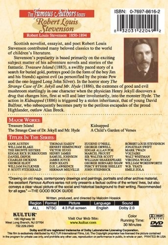 Famous Authors: Robert Louis Stevenson DVD 5 Literature