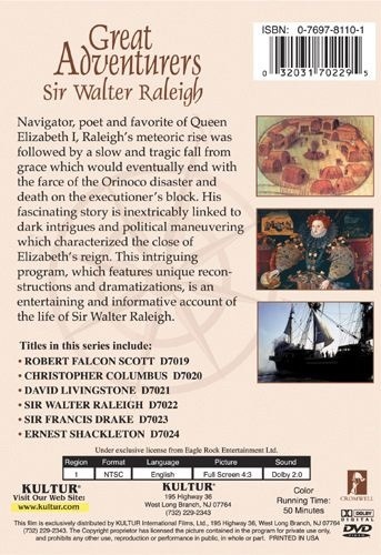 SIR WALTER RALEIGH AND THE ORINOCO DISASTER DVD 5 History