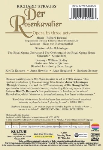 DER ROSENKAVALIER (The Royal Opera, Covent Garden) DVD 9 Opera