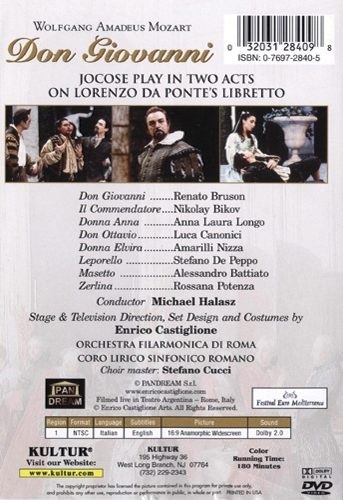DON GIOVANNI DVD 9 Opera