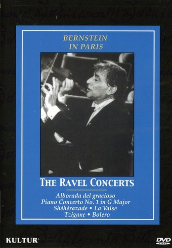 BERNSTEIN IN PARIS: THE RAVEL CONCERTS DVD 5 Classical Music