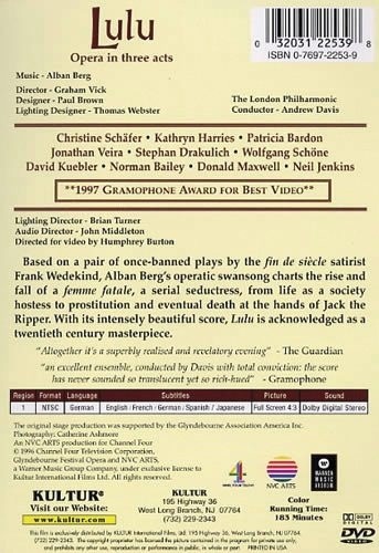 LULU (Glyndebourne Festival Opera) DVD 9 Opera