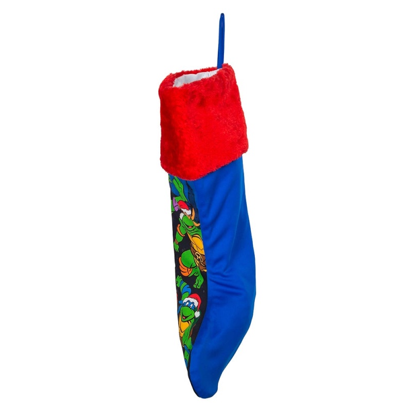 Teenage Mutant Ninja Turtles 863941 Teenage Mutant Ninja Turtles Holiday  Stocking, Blue & Red 