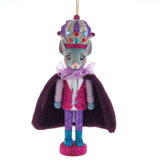 6" Hollywood Nutcrackers™ Mouse King Nutcracker Ornament