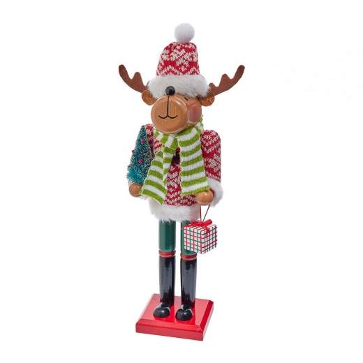 15" Reindeer Nutcracker
