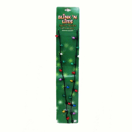 Battery-Operated Christmas LED Necklace