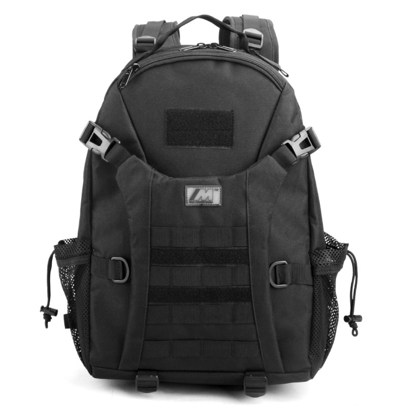 Tactical Military Assault Outdoor Hiking Camping Hunting Molle Bag 30L Backpack - Black Color