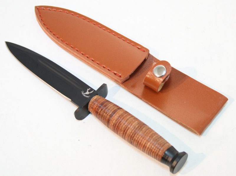 9" New Hunting Knife Heavy Duty With Sheath Included