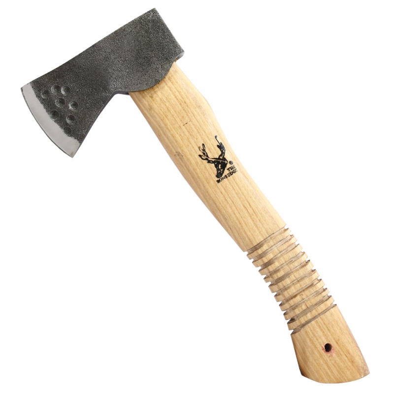 Theboneedge 11" Throwing Axe Hand Forged Hatchet Axe Wood Handle With Sheath