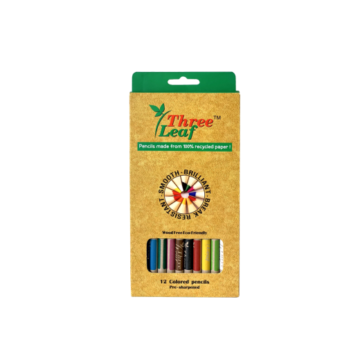 Recycled Paper Pencils (Pack Of 12)