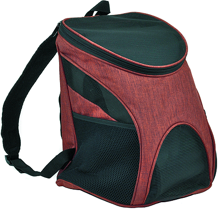Dogline Pet Carrier Pack (Front Or Back) Red - Dog Crate and Gate