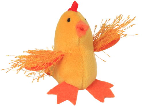 Multipet Look Who's Talking Cat Toy Chicken