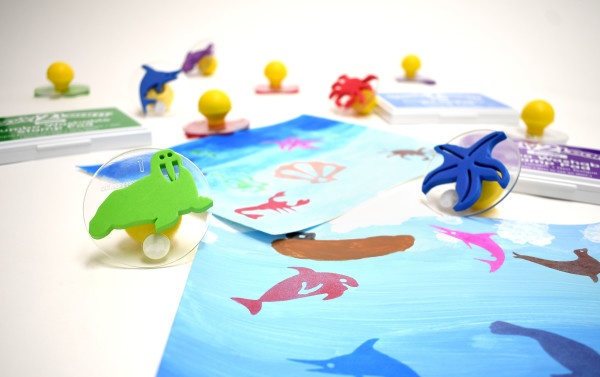 Giant Stampers - Sea Creatures - Set Of 10