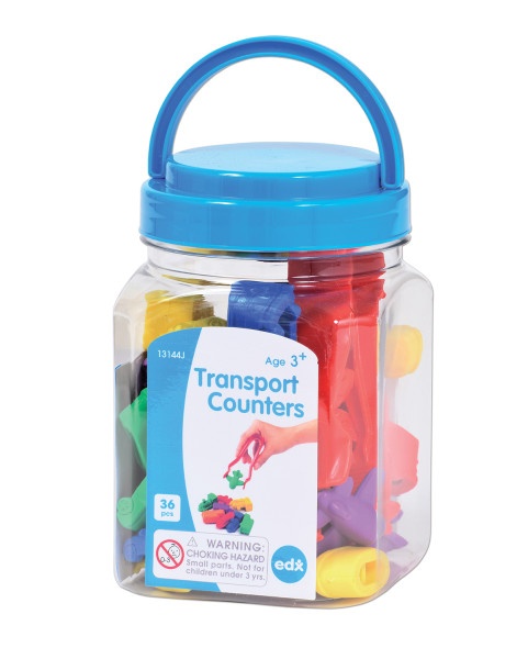 Transport Counters - Mini Jar - Set Of 36