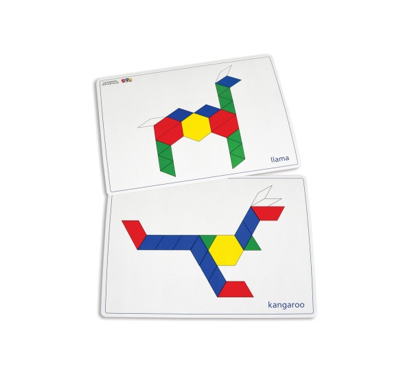 Pattern Block Cards - Set Of 20