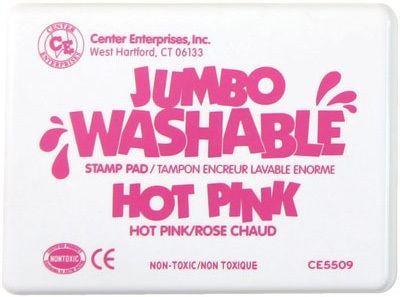 Jumbo Washable Stamp Pad - Hot Pink