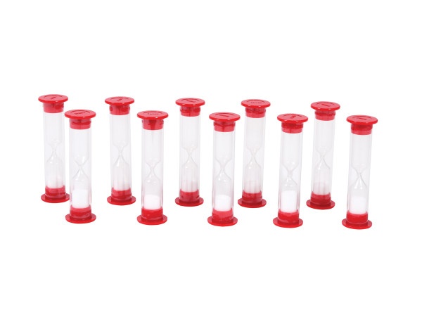 Sand Timers - 1 Minute - Set Of 10