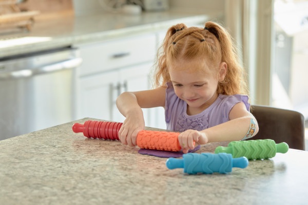 Paint And Dough Texture Rollers - Set Of 4