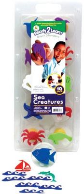 Giant Stampers - Sea Creatures - Set Of 10
