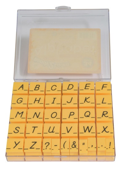 Alphabet Stamps - Transitional - Uppercase - Sml