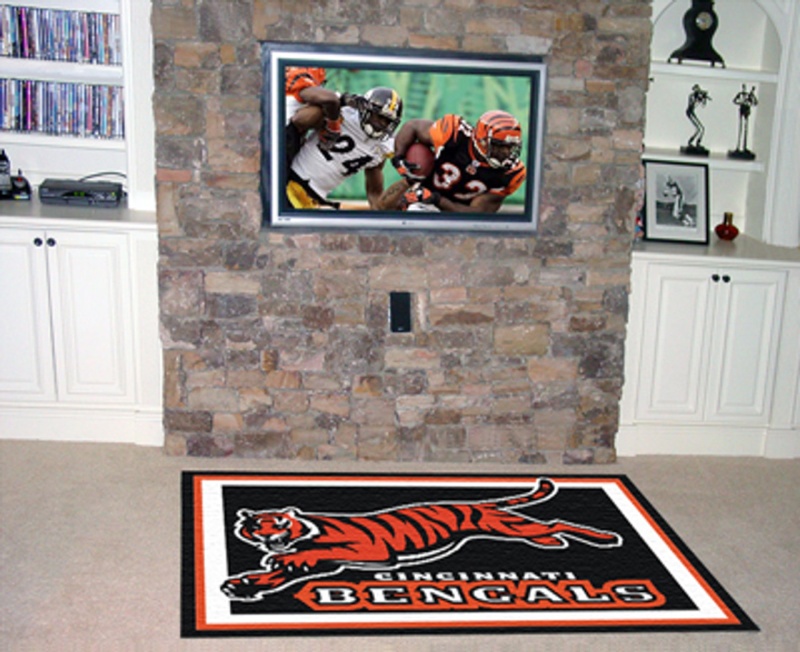 Cincinnati Bengals Rug 5X8 60"X92"