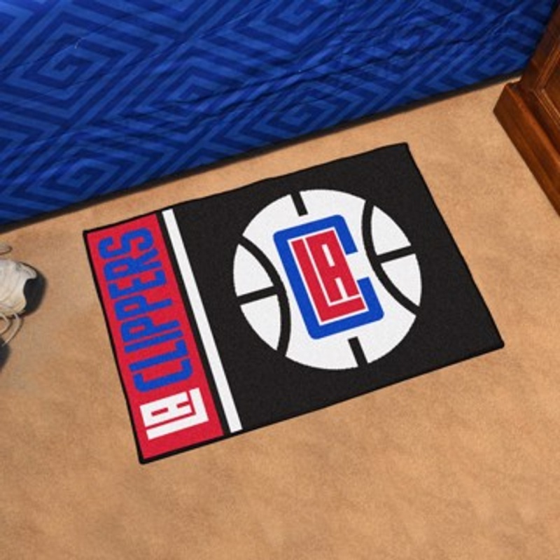 Nba - Los Angeles Clippers Uniform Inspired Starter Rug 19"X30"