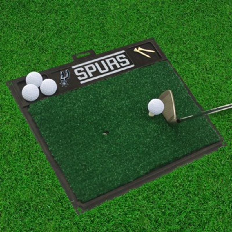 Nba - San Antonio Spurs Golf Hitting Mat 20" X 21.99"