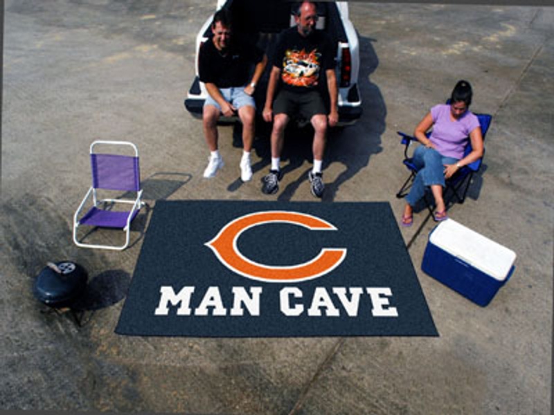 Chicago Bears Man Cave Ultimat Rug 60"X96"