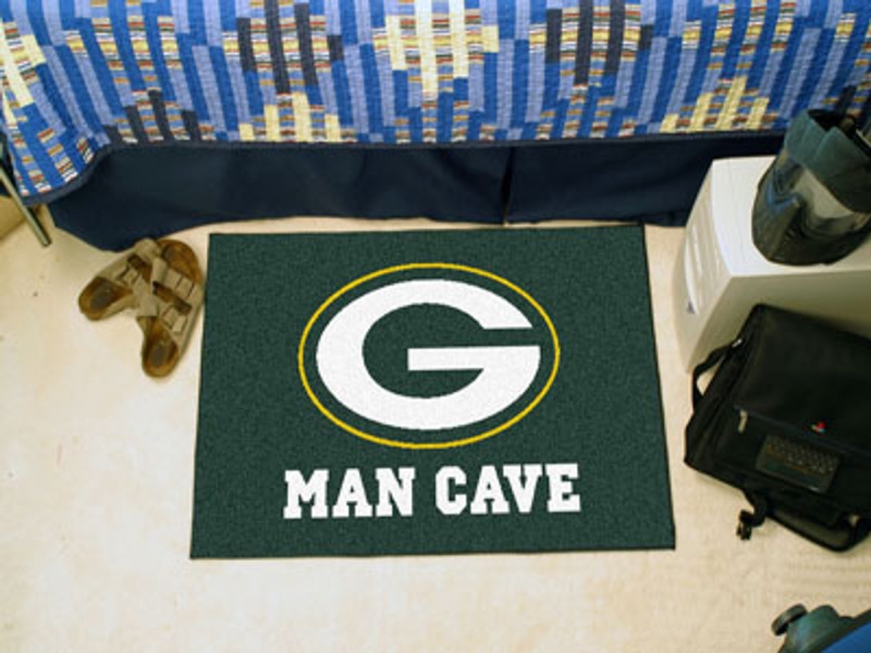 Nfl - Green Bay Packers Man Cave Starter Rug 19"X30"