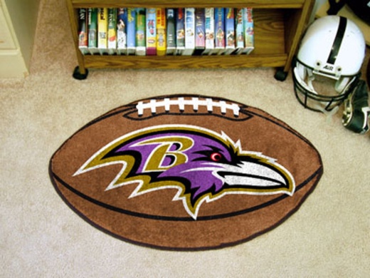 Baltimore Ravens Football Rug 22"X35"