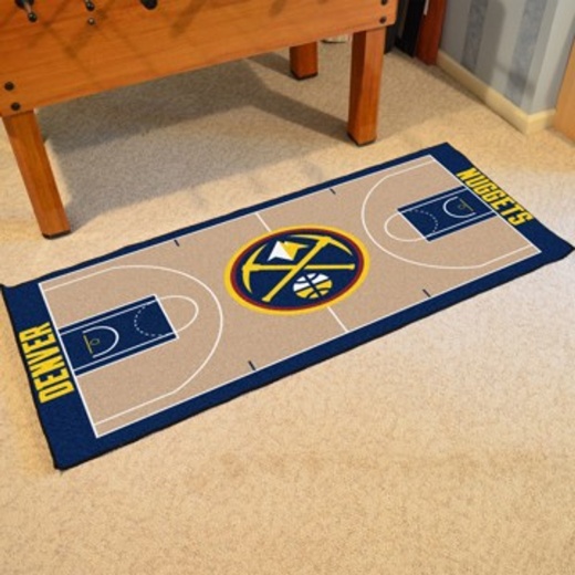 Denver Nuggets NBA Court Runner 24X44