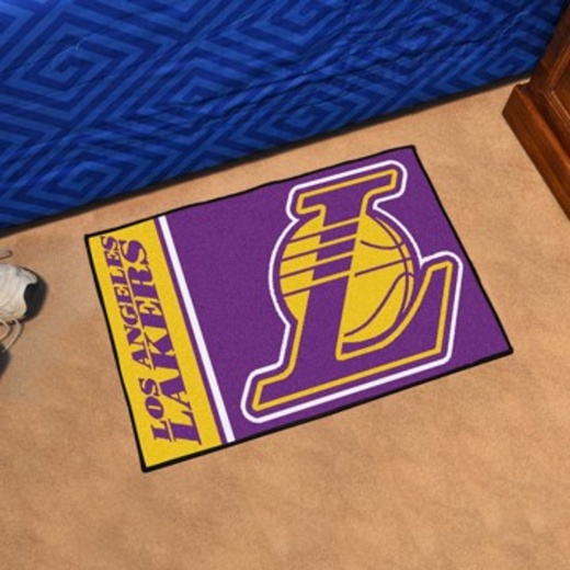 NBA Los Angeles Lakers Uniform Inspired Starter Rug 19"X30"