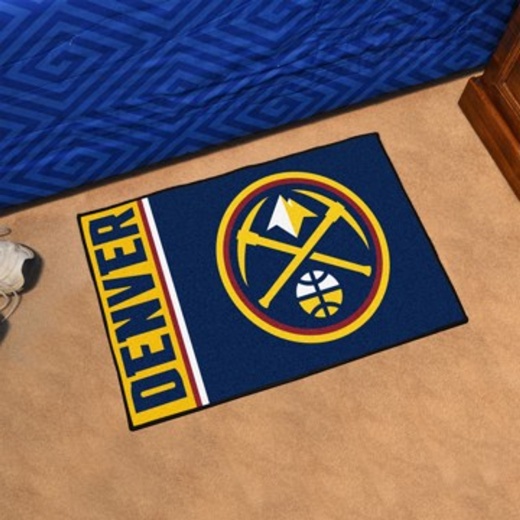 NBA Denver Nuggets Uniform Inspired Starter Rug 19"X30"