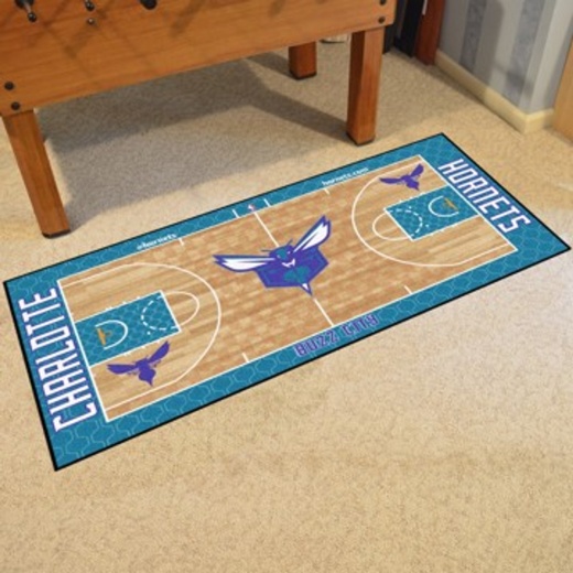 NBA Charlotte Hornets Large Court Runner 29.5x54