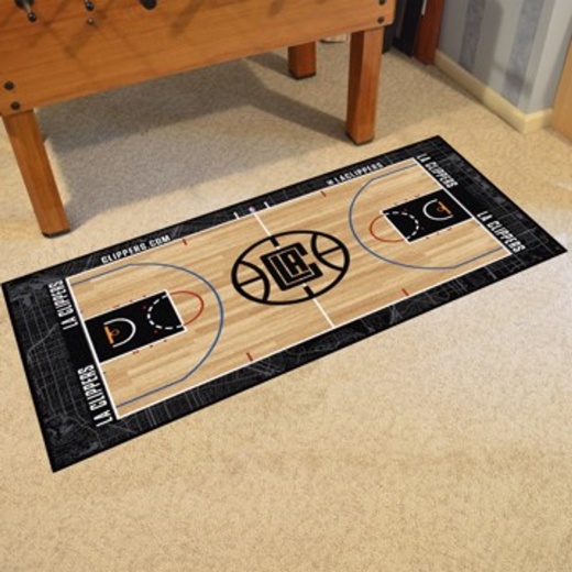 Los Angeles Clippers NBA Court Runner 24X44
