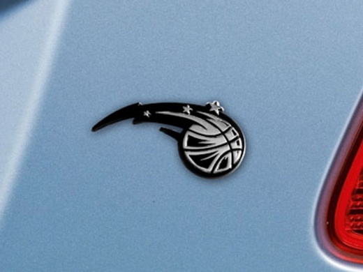 NBA Orlando Magic Emblem - 1.7"x3" Chrome Metal Decal
