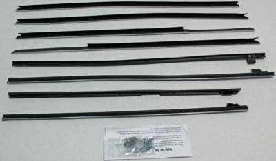 Windowfelts - Original Style for 1965-66 Chevy Passenger Caprice 4 Door Hardtop