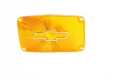 1956 Chevy Park Light Lens with Chrome Bowtie