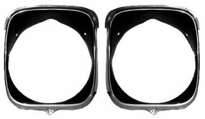 Headlight Bezels - Inner & Outer for 1969 Chevelle & El Camino