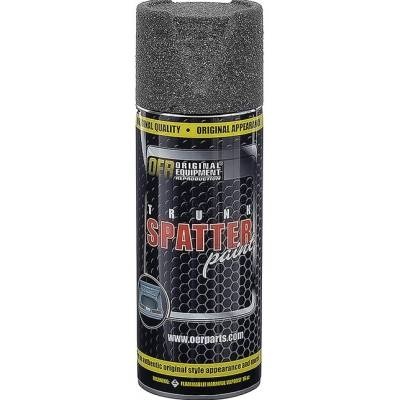Trunk Spatter Paint - Black & Aqua