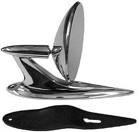 1958 Chevy Passenger Outside Door Mirror with Hardware