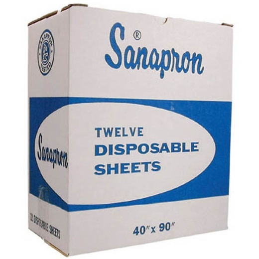 Sanapron Disposable Sheets - Twice As Thick 3-Ply Protection