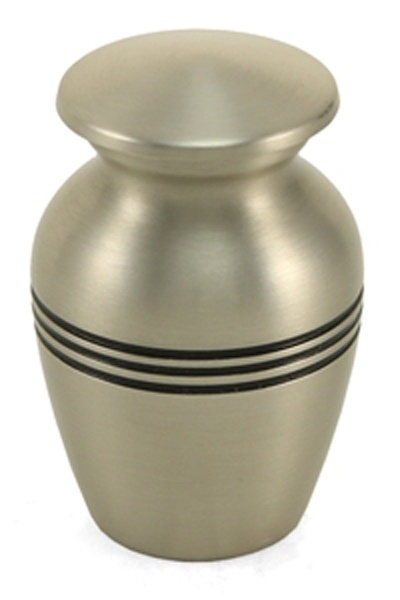 Classic Pewter Cremation Keepsake Urn