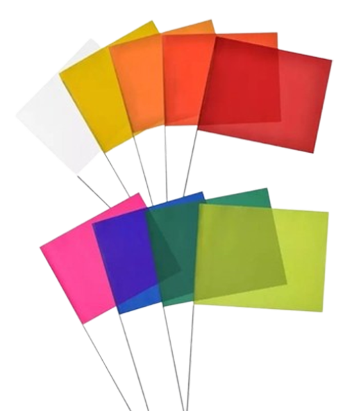 2 1/2" X 3 1/2" 21" Stake Flags – High Quality and Durable Marking Solutions