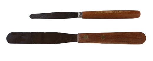 Spatulas With Rosewood Handle - Stainless Steel Blades for Comfort and Versatility