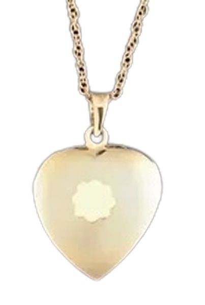 14K Gold Heart Pendant