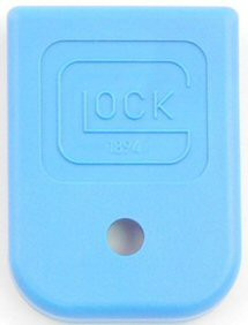 Glock Magazine Floor Plate: Blue, Small