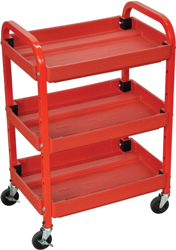 Adjustable Utility Cart - Three Shelves