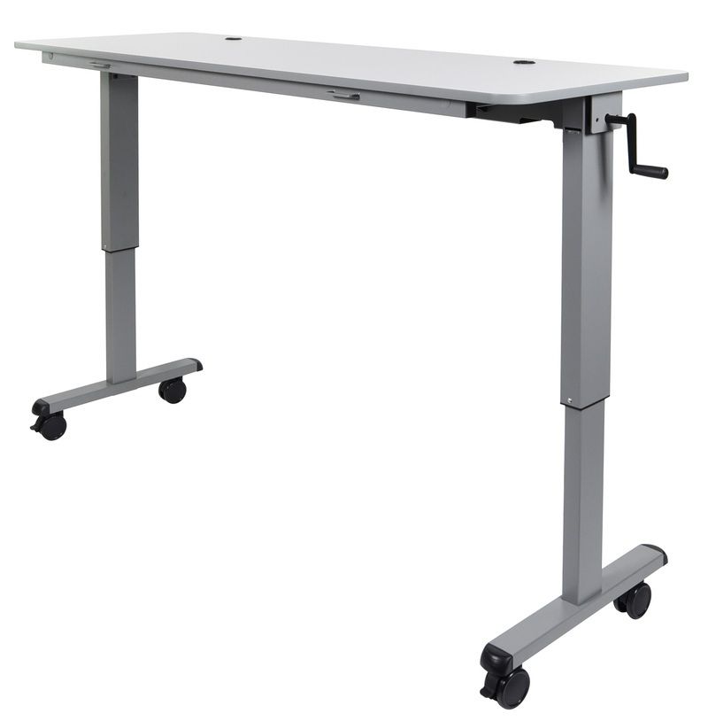 72" Adjustable Flip-Top Table, Crank Handle